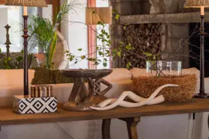 The villa is exquisitely furnished. 