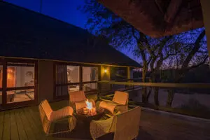 Spend your evenings listening to the sounds of the wild. 