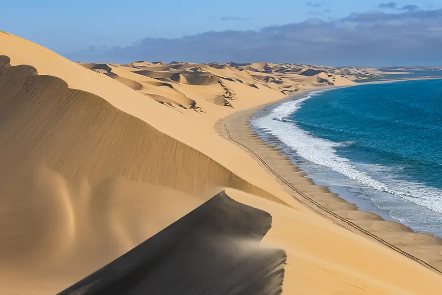 The namib desert meets the ocean, Skeleton Coast, Namibia | Go2Africa