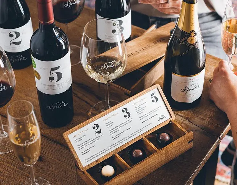 degustación de chocolate y vino spier