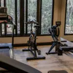 Keep up with your workouts while on safari. 
