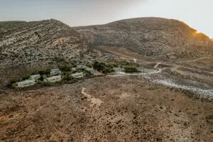 Aerial view of Sanbona Tilney Manor. 