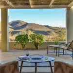 Sip a glass of wine while soaking in the peace. 