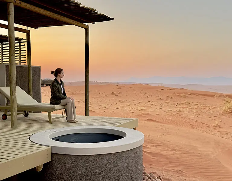 A private plunge pool to escape the heat. 