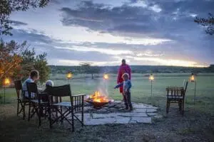 Spend your evenings fireside, sharing stories of the adventures of the day.
