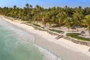 Termine su safari en las inmaculadas playas de arena fina de Baraza Resort & Spa. 