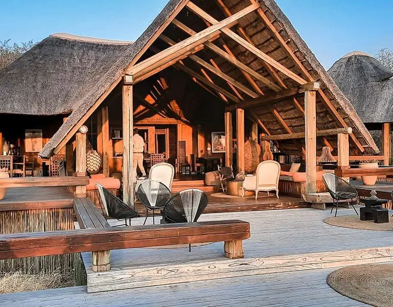 The main lodge area.