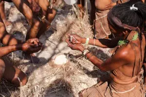 San Bushmen educational experience.
