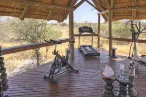 The open-air gym. 
