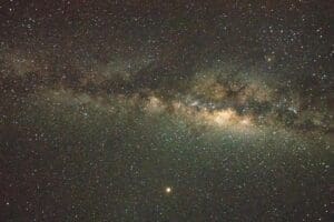 Minimal light pollution means you can see the magnificence of the Milky Way. 