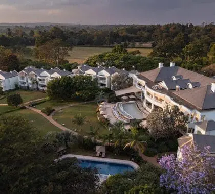 Vista aérea de Hemingway Nairobi. 