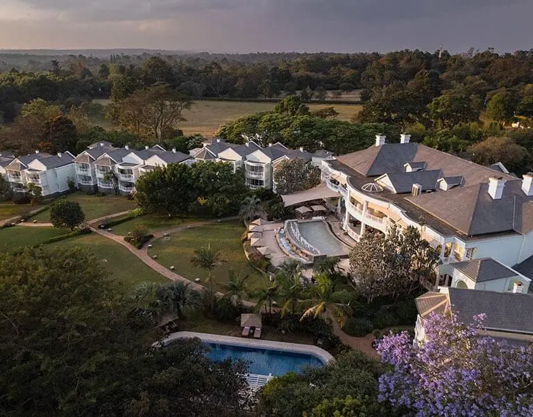 An aerial view of Hemingways Nairobi. 
