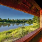 River views from the bird-watching hide.