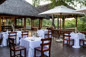 Outdoor dining.