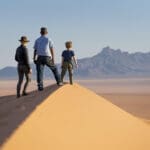 Namibian horizons stretch endlessly | Kwessi Dunes safari camp