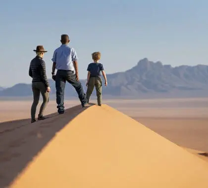 Los horizontes de Namibia se extienden sin fin | Campamento de safari Kwessi Dunes