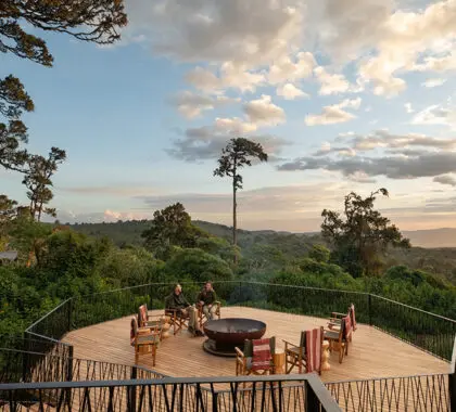 Enjoy evenings around the fire.