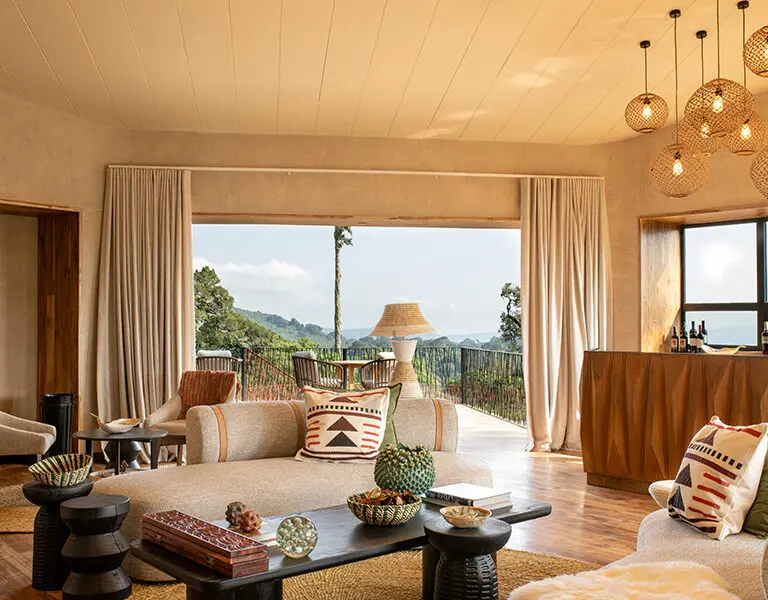 Sweeping views from the lounge. 