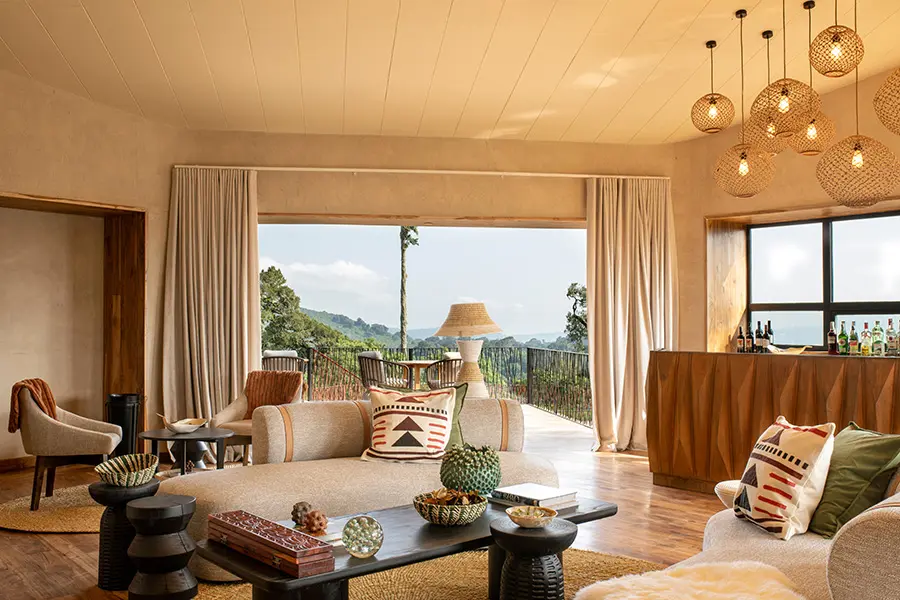 Sweeping views from the lounge. 