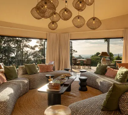 The lounge area at Lemala Osonjoi. 