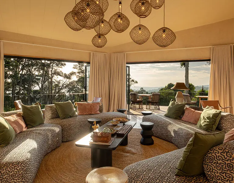 The lounge area at Lemala Osonjoi. 