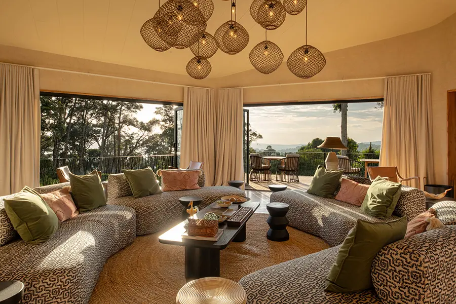 The lounge area at Lemala Osonjoi. 