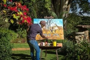 Artistas locales que se inspiran en la Granja Gibbs. 