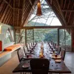Quality time is best spent around the dinner table at Saruni Mara. 