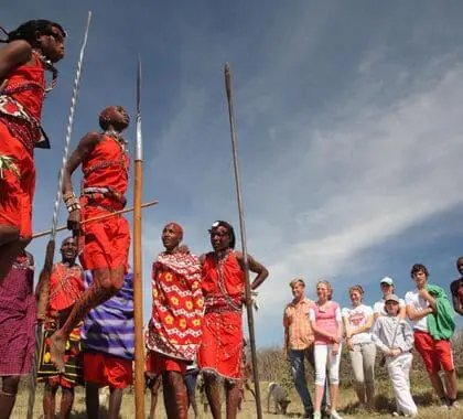 Incontriamo i famosi Maasai del Kenya. 