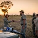Relish in sundowners in the depth of the bush. 