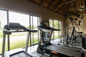 Keep up with your workouts at the gym.