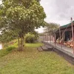 The exterior of the family tent at Ol Pejeta Bush Camp. 