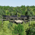 El Lemala Osonjoi Lodge está enclavado en medio de una exuberante vegetación (imagen renderizada).