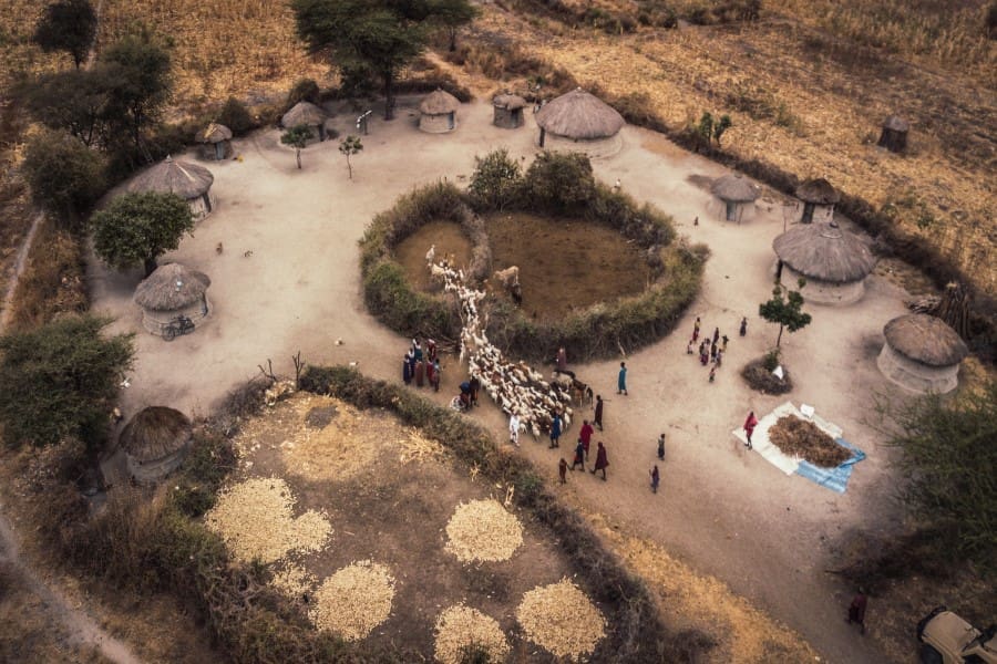 Visita a un boma tradicional masai.