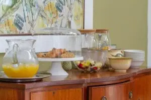 Indulge in a continental breakfast.