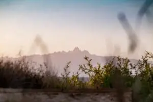 Beautiful views of Mount Kenya.