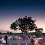 A boma dinner at Chitwa Chitwa.