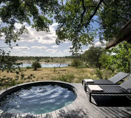 Your private plunge pool awaits at Chitwa Chitwa Game Lodge.