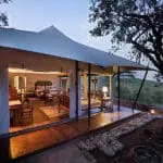 The luxurious tent at Cottar's.