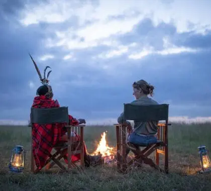 Cuentos junto al fuego con los legendarios masai. 