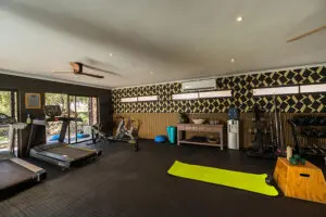 The fitness centre is available should you wish to keep up with your workout routine. 