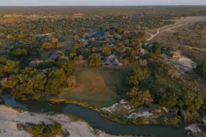 Aerial view of Inyati.