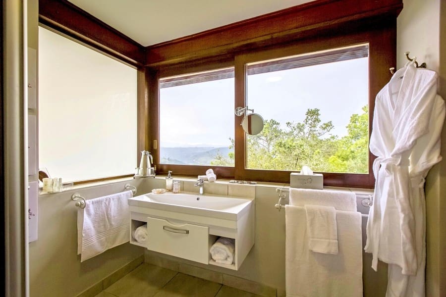 Disfrute de tranquilas vistas de la naturaleza desde todos los rincones de su suite.