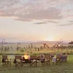 Sunsets around the fire pit | LABA Migration Camp