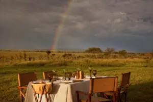 Dining al fresco | LABA Migration Camp