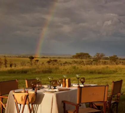 Dining al fresco | LABA Migration Camp