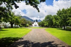 Lanzerac embraces the Cape Dutch heritage. 