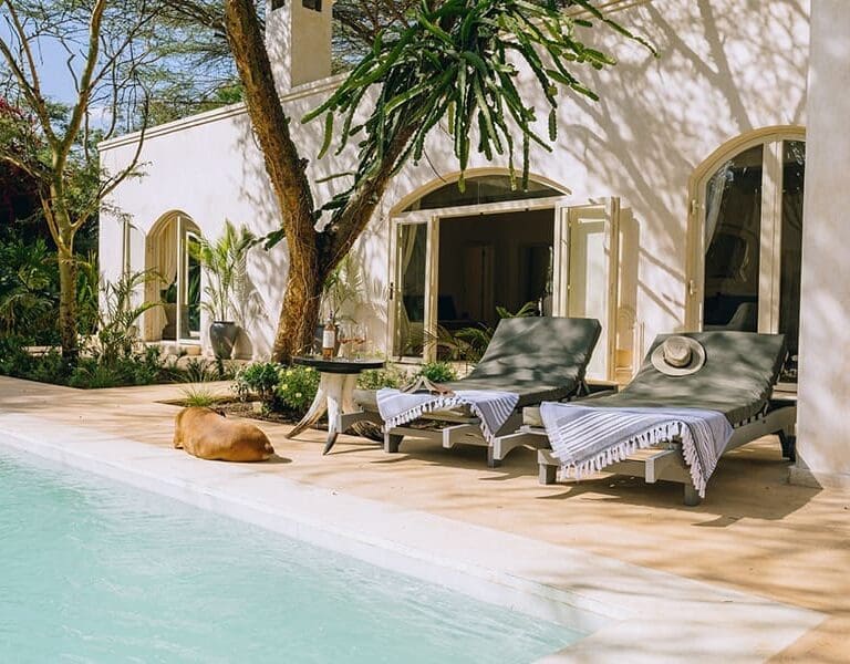 Un refugio en Nairobi.