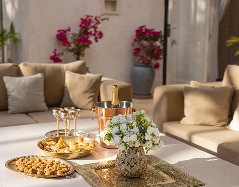 Aperitivos para el té de la tarde.