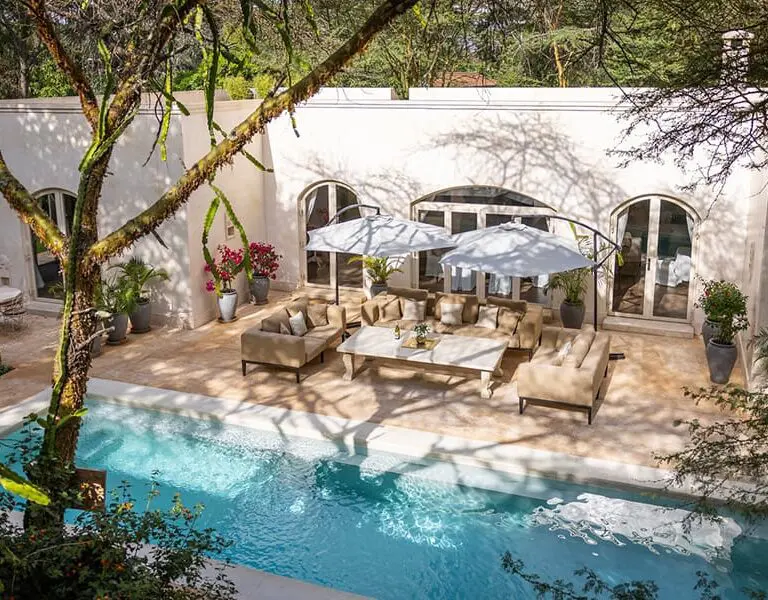 Manzili House in the Karen suburb of Nairobi.